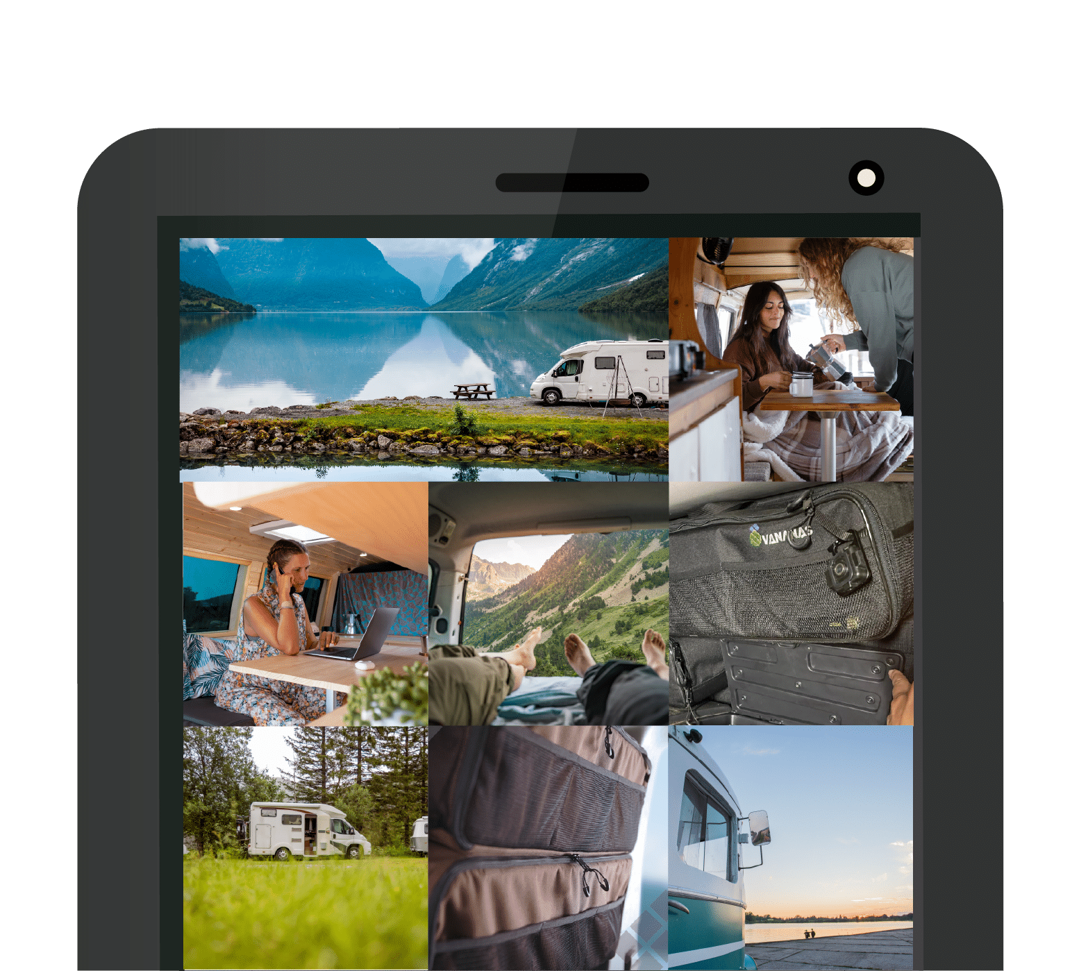 Tablet s mockupem